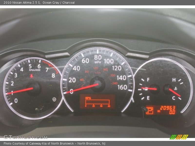Ocean Gray / Charcoal 2010 Nissan Altima 2.5 S