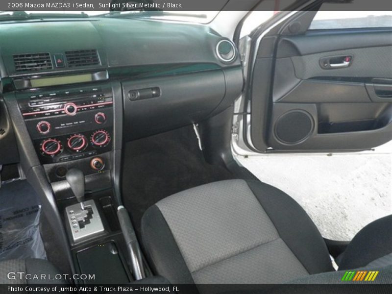 Sunlight Silver Metallic / Black 2006 Mazda MAZDA3 i Sedan