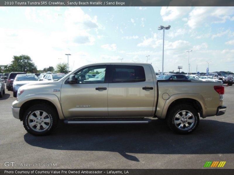 Sandy Beach Metallic / Sand Beige 2010 Toyota Tundra SR5 CrewMax