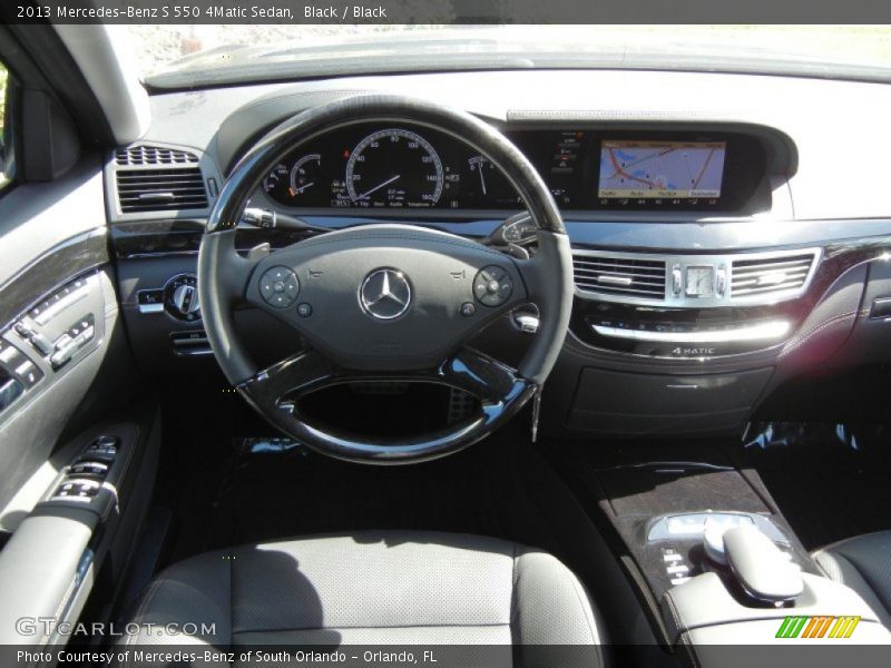 Black / Black 2013 Mercedes-Benz S 550 4Matic Sedan