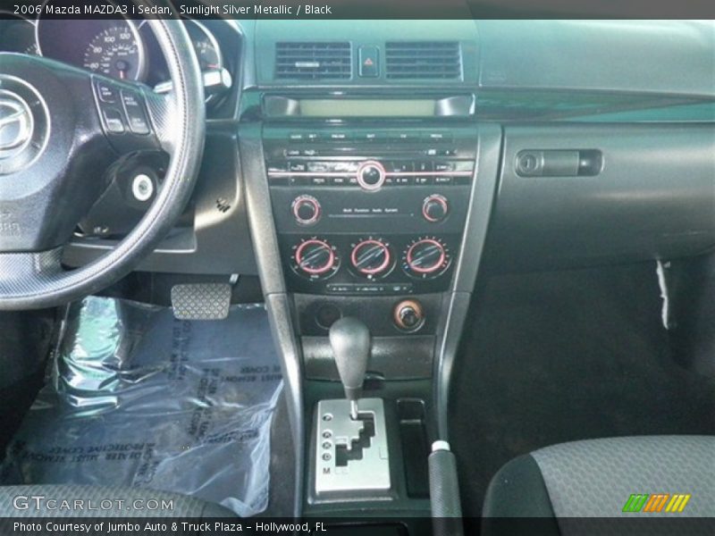 Sunlight Silver Metallic / Black 2006 Mazda MAZDA3 i Sedan