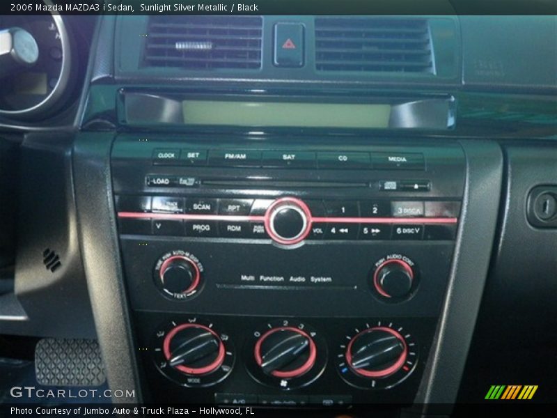 Sunlight Silver Metallic / Black 2006 Mazda MAZDA3 i Sedan