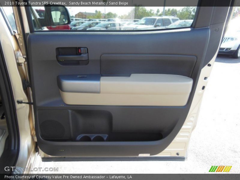 Sandy Beach Metallic / Sand Beige 2010 Toyota Tundra SR5 CrewMax