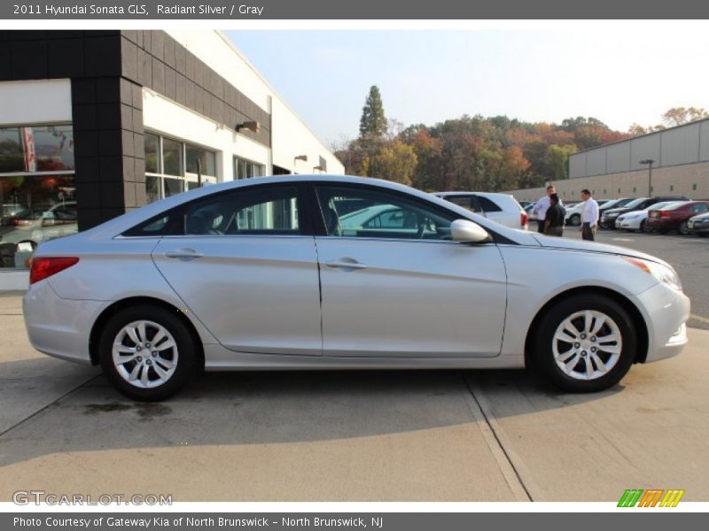 Radiant Silver / Gray 2011 Hyundai Sonata GLS