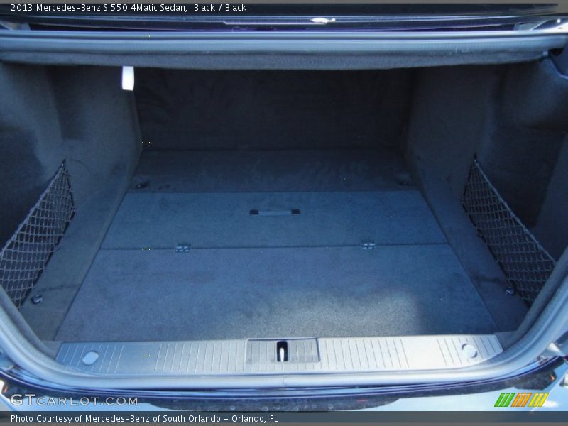  2013 S 550 4Matic Sedan Trunk