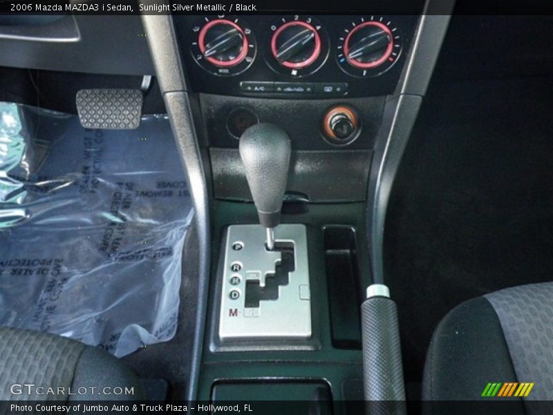 Sunlight Silver Metallic / Black 2006 Mazda MAZDA3 i Sedan