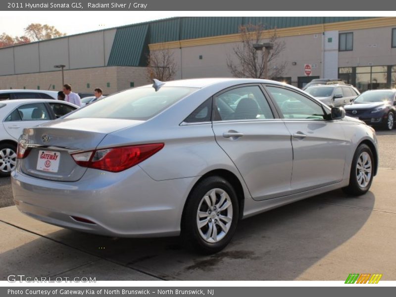 Radiant Silver / Gray 2011 Hyundai Sonata GLS