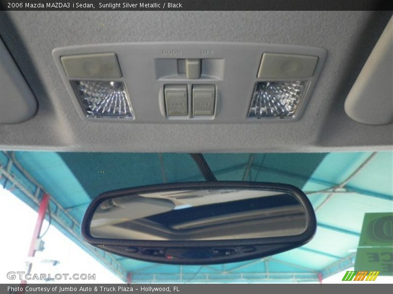 Sunlight Silver Metallic / Black 2006 Mazda MAZDA3 i Sedan