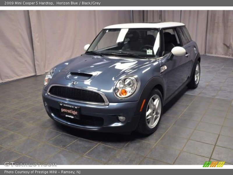 Horizon Blue / Black/Grey 2009 Mini Cooper S Hardtop