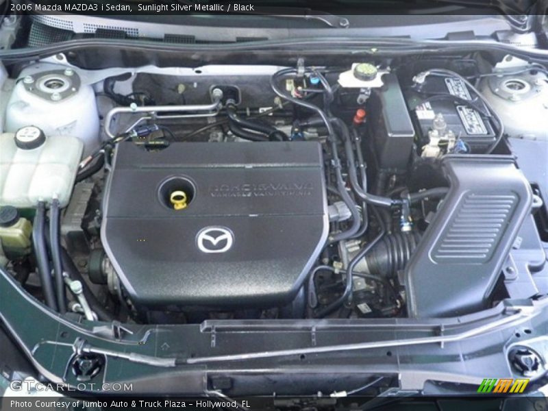 Sunlight Silver Metallic / Black 2006 Mazda MAZDA3 i Sedan
