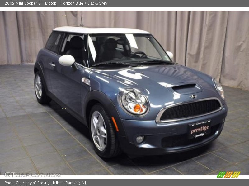 Horizon Blue / Black/Grey 2009 Mini Cooper S Hardtop