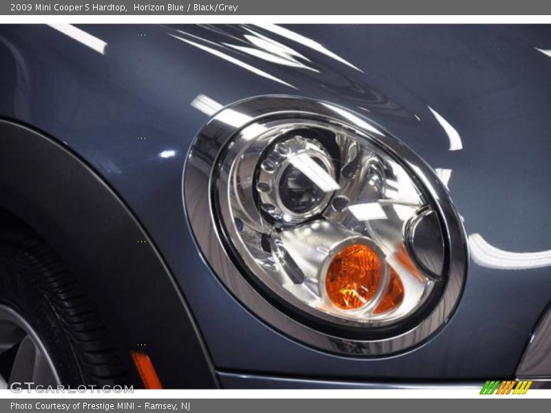 Horizon Blue / Black/Grey 2009 Mini Cooper S Hardtop