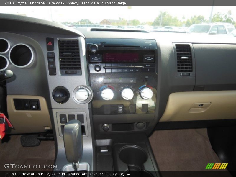 Sandy Beach Metallic / Sand Beige 2010 Toyota Tundra SR5 CrewMax