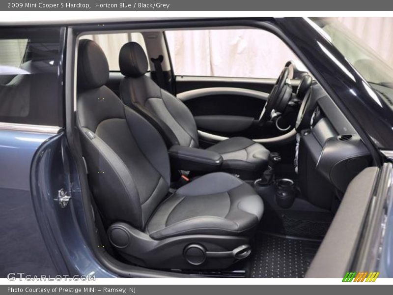 Horizon Blue / Black/Grey 2009 Mini Cooper S Hardtop