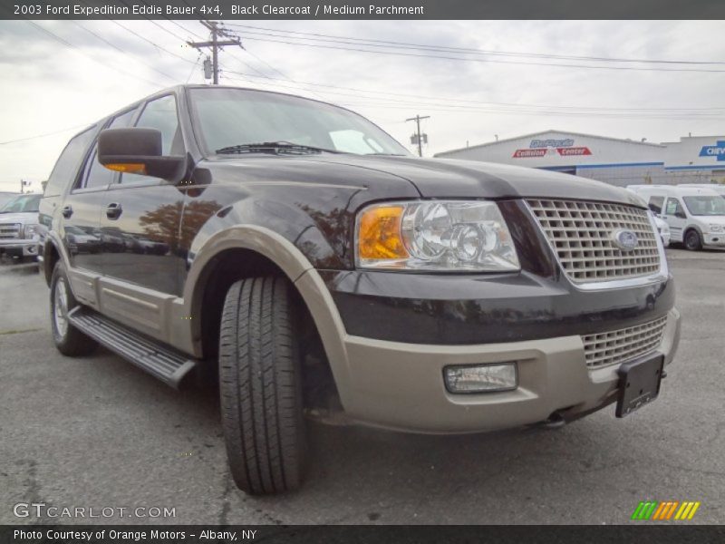 Black Clearcoat / Medium Parchment 2003 Ford Expedition Eddie Bauer 4x4