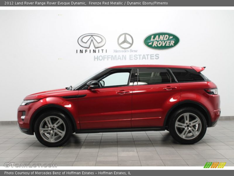 Firenze Red Metallic / Dynamic Ebony/Pimento 2012 Land Rover Range Rover Evoque Dynamic