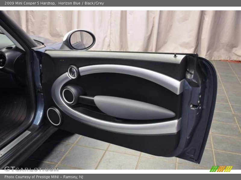 Horizon Blue / Black/Grey 2009 Mini Cooper S Hardtop
