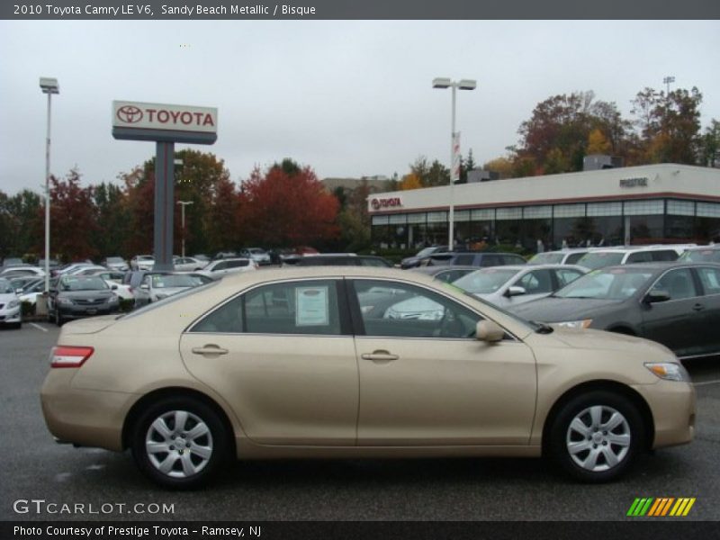 Sandy Beach Metallic / Bisque 2010 Toyota Camry LE V6