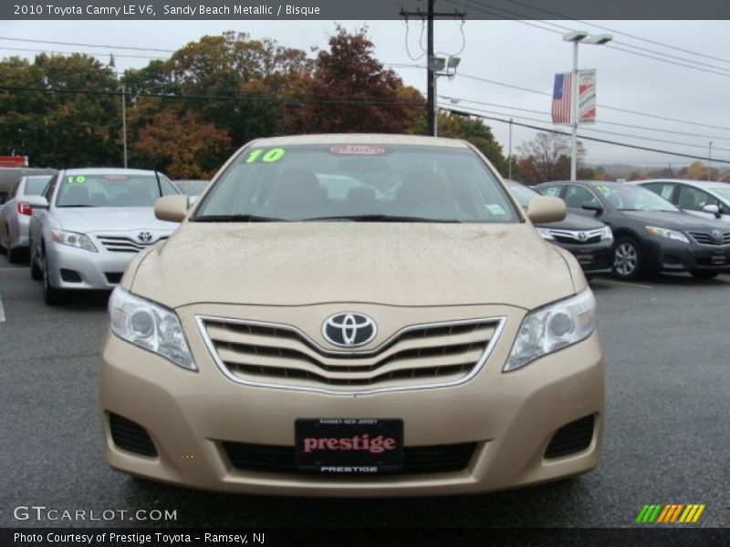 Sandy Beach Metallic / Bisque 2010 Toyota Camry LE V6