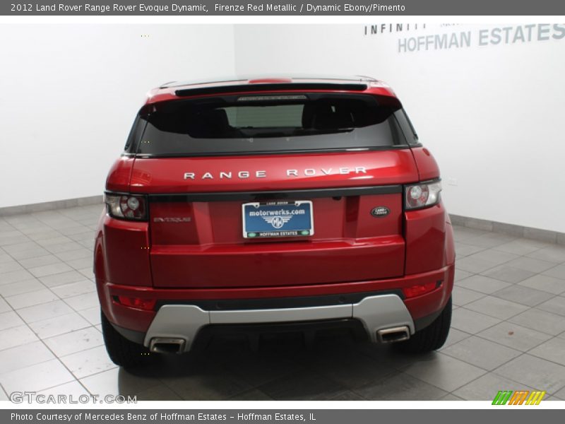 Firenze Red Metallic / Dynamic Ebony/Pimento 2012 Land Rover Range Rover Evoque Dynamic