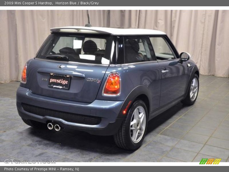 Horizon Blue / Black/Grey 2009 Mini Cooper S Hardtop