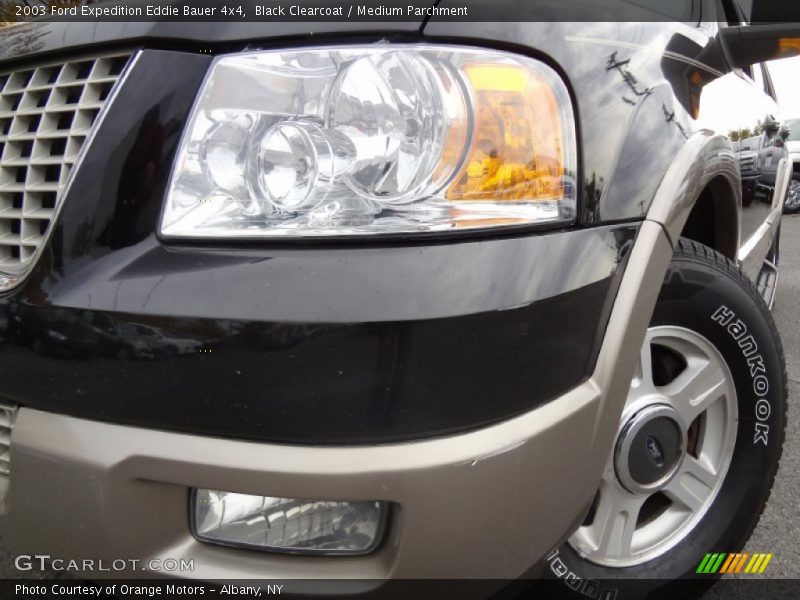 Black Clearcoat / Medium Parchment 2003 Ford Expedition Eddie Bauer 4x4