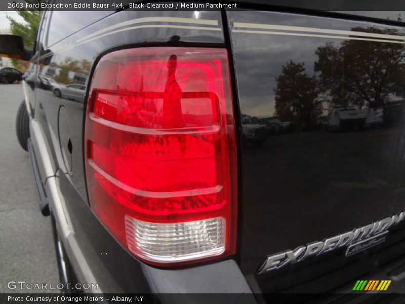 Black Clearcoat / Medium Parchment 2003 Ford Expedition Eddie Bauer 4x4
