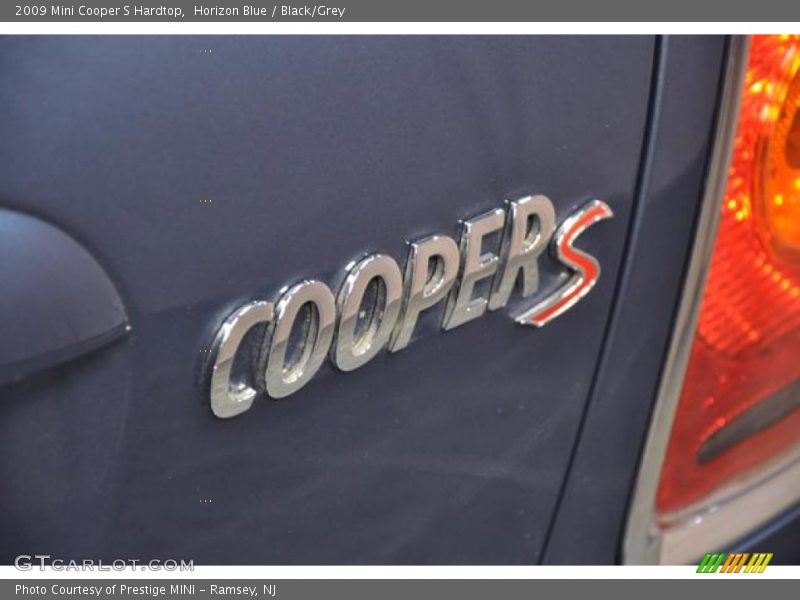 Horizon Blue / Black/Grey 2009 Mini Cooper S Hardtop