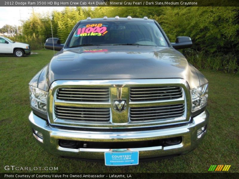 Mineral Gray Pearl / Dark Slate/Medium Graystone 2012 Dodge Ram 3500 HD Big Horn Crew Cab 4x4 Dually