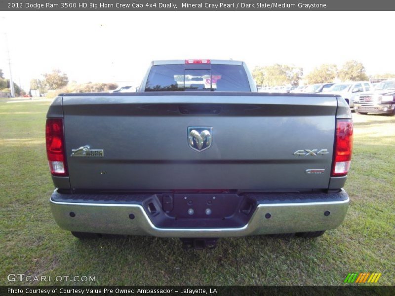 Mineral Gray Pearl / Dark Slate/Medium Graystone 2012 Dodge Ram 3500 HD Big Horn Crew Cab 4x4 Dually