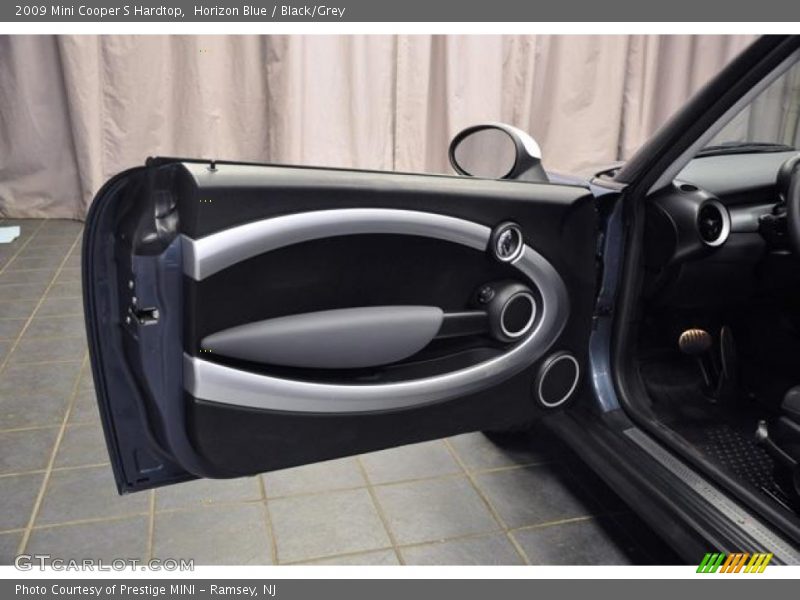 Horizon Blue / Black/Grey 2009 Mini Cooper S Hardtop