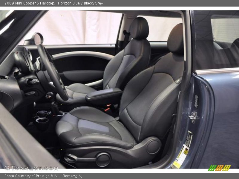 Horizon Blue / Black/Grey 2009 Mini Cooper S Hardtop