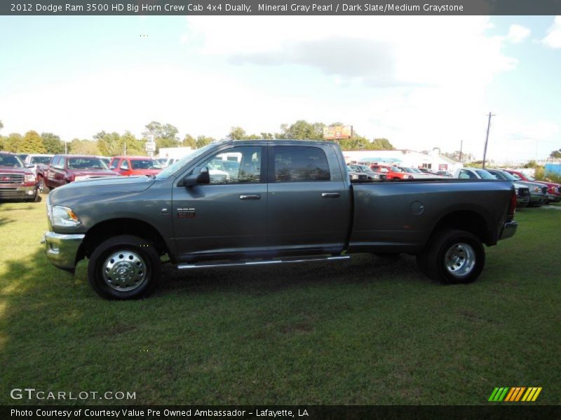 Mineral Gray Pearl / Dark Slate/Medium Graystone 2012 Dodge Ram 3500 HD Big Horn Crew Cab 4x4 Dually
