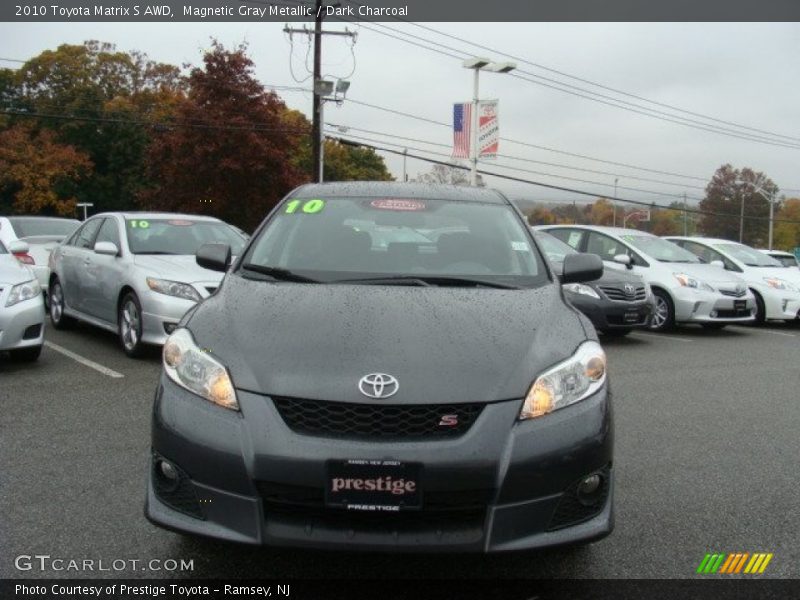 Magnetic Gray Metallic / Dark Charcoal 2010 Toyota Matrix S AWD