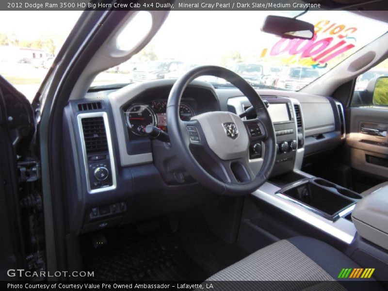 Mineral Gray Pearl / Dark Slate/Medium Graystone 2012 Dodge Ram 3500 HD Big Horn Crew Cab 4x4 Dually