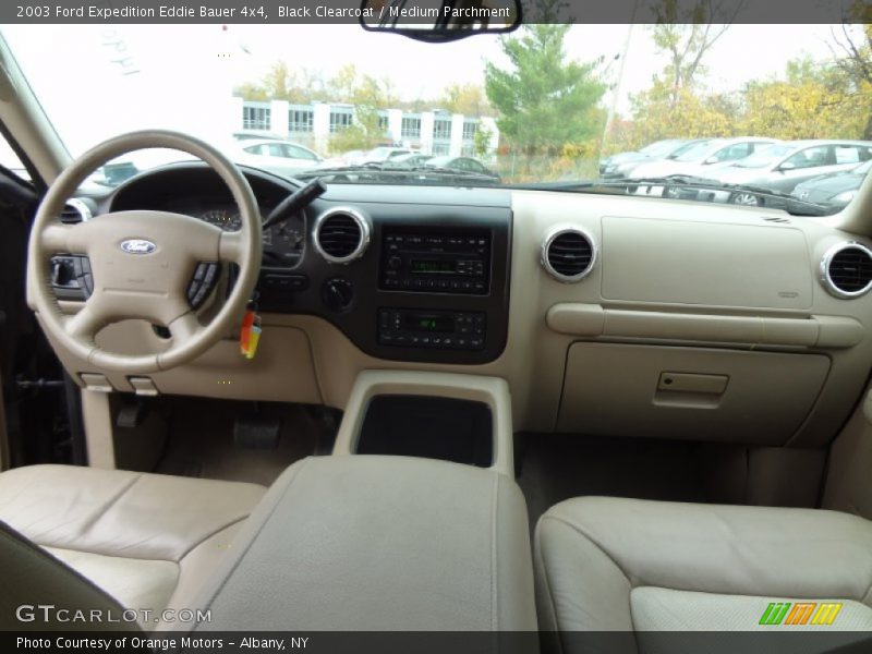 Black Clearcoat / Medium Parchment 2003 Ford Expedition Eddie Bauer 4x4