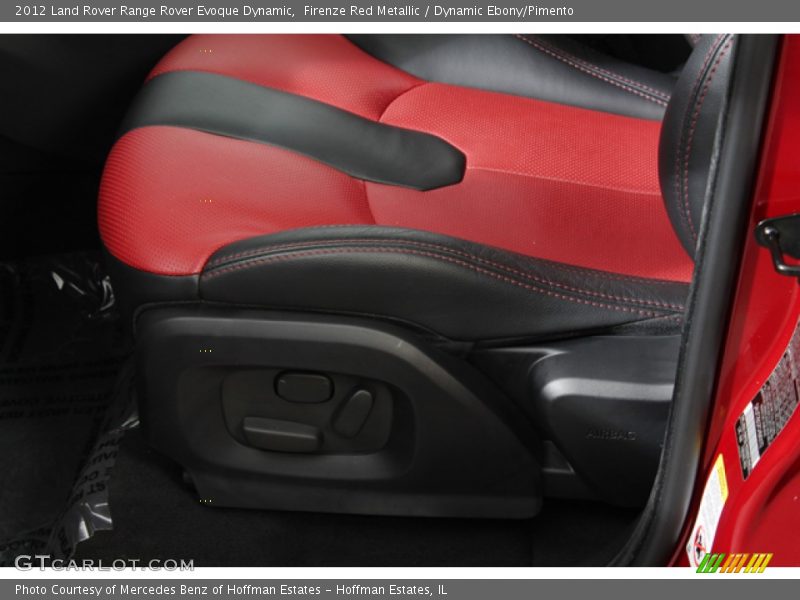 Front Seat of 2012 Range Rover Evoque Dynamic
