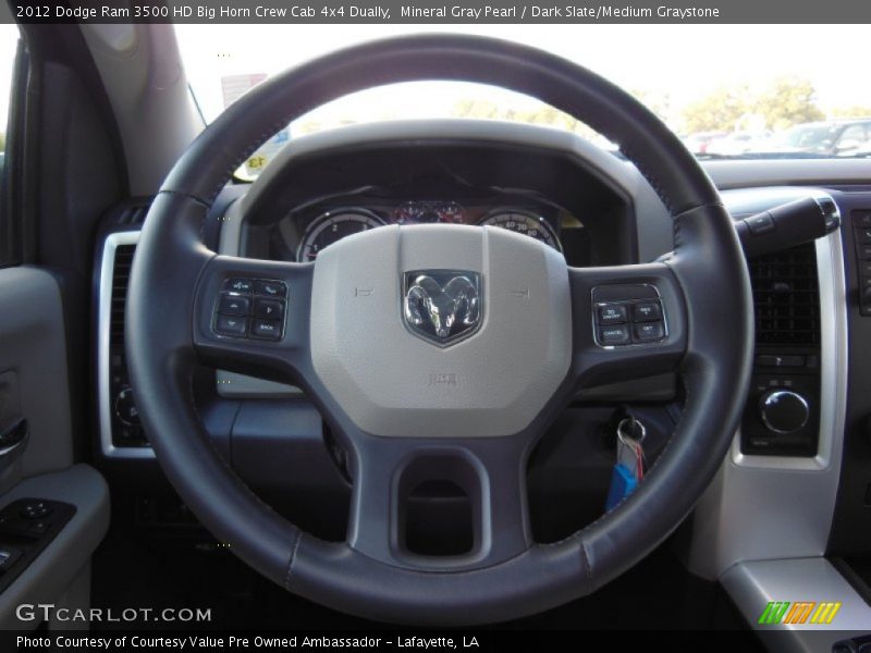 Mineral Gray Pearl / Dark Slate/Medium Graystone 2012 Dodge Ram 3500 HD Big Horn Crew Cab 4x4 Dually