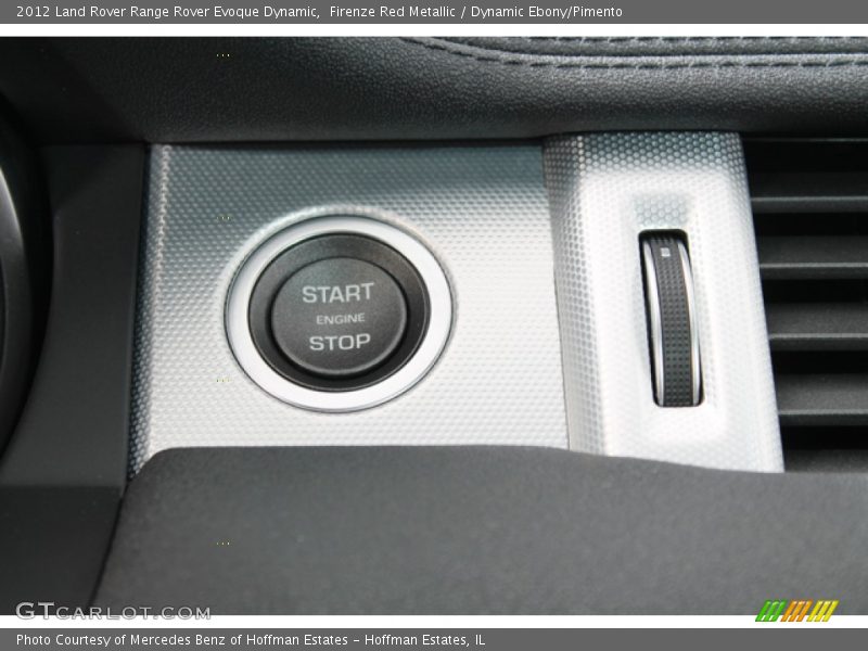 Controls of 2012 Range Rover Evoque Dynamic