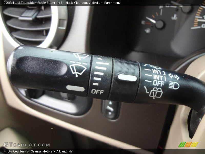 Black Clearcoat / Medium Parchment 2003 Ford Expedition Eddie Bauer 4x4