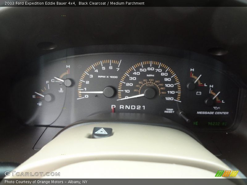 Black Clearcoat / Medium Parchment 2003 Ford Expedition Eddie Bauer 4x4