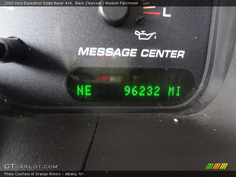 Black Clearcoat / Medium Parchment 2003 Ford Expedition Eddie Bauer 4x4