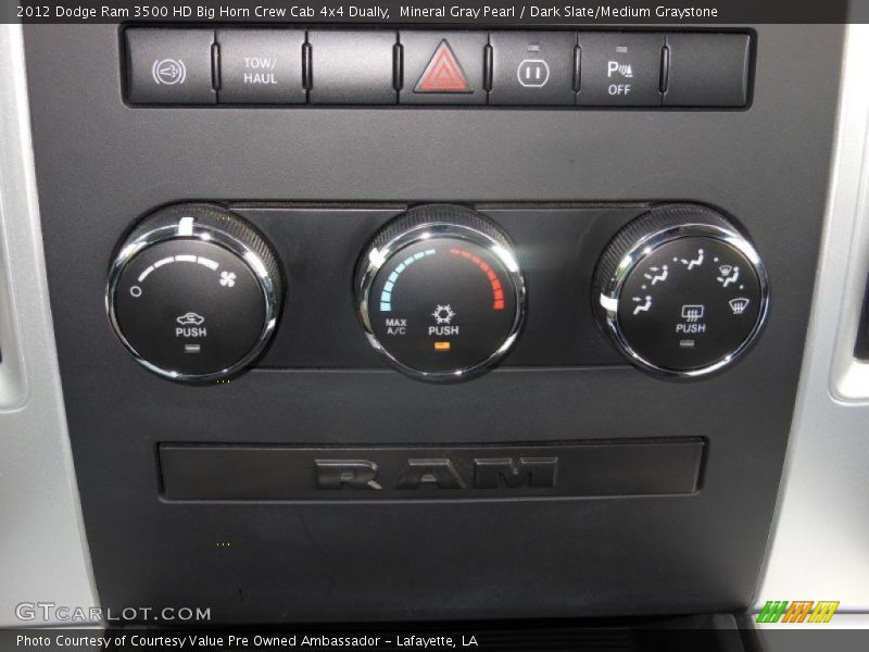 Mineral Gray Pearl / Dark Slate/Medium Graystone 2012 Dodge Ram 3500 HD Big Horn Crew Cab 4x4 Dually