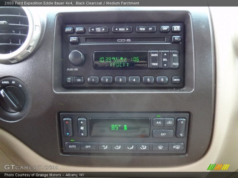 Black Clearcoat / Medium Parchment 2003 Ford Expedition Eddie Bauer 4x4