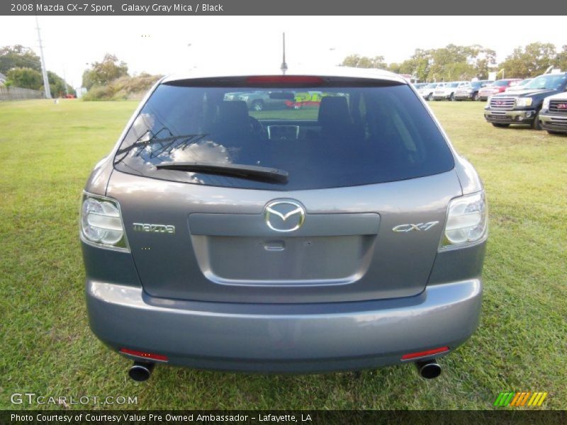 Galaxy Gray Mica / Black 2008 Mazda CX-7 Sport