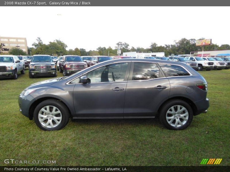 Galaxy Gray Mica / Black 2008 Mazda CX-7 Sport