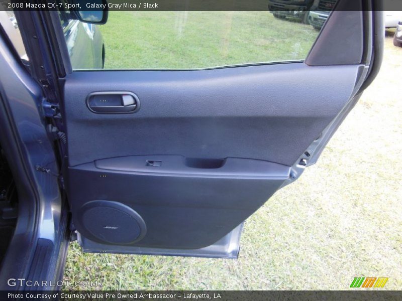 Galaxy Gray Mica / Black 2008 Mazda CX-7 Sport