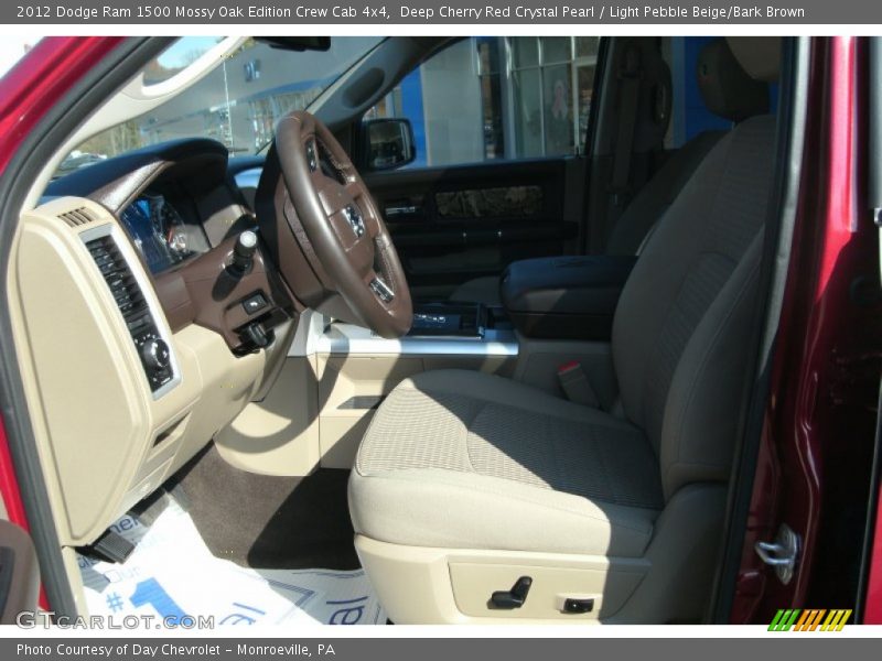 Deep Cherry Red Crystal Pearl / Light Pebble Beige/Bark Brown 2012 Dodge Ram 1500 Mossy Oak Edition Crew Cab 4x4