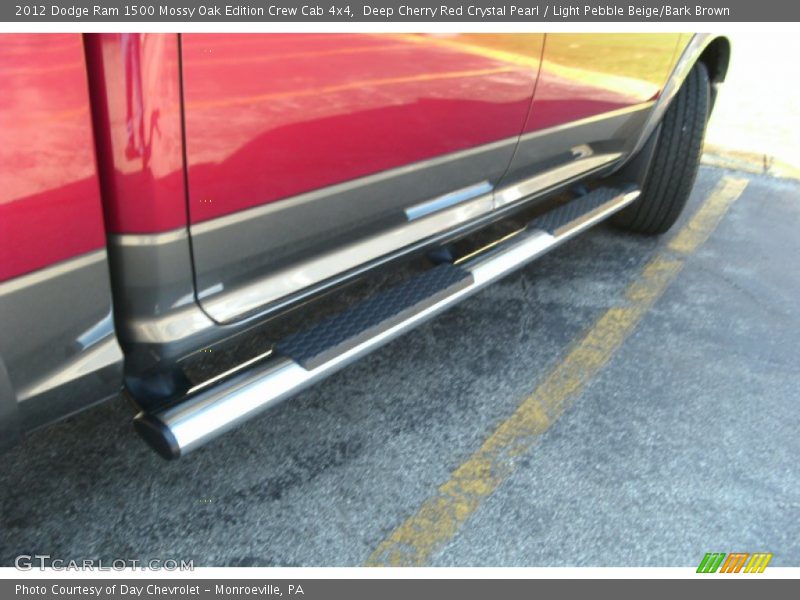 Deep Cherry Red Crystal Pearl / Light Pebble Beige/Bark Brown 2012 Dodge Ram 1500 Mossy Oak Edition Crew Cab 4x4