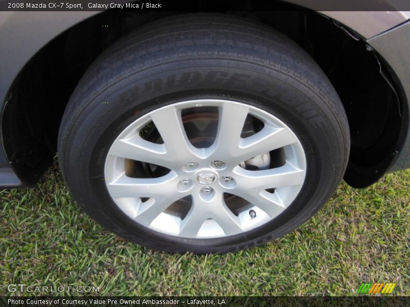 Galaxy Gray Mica / Black 2008 Mazda CX-7 Sport